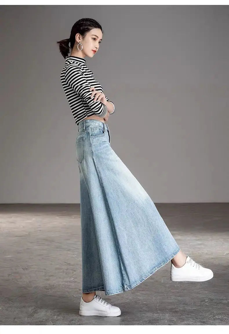Baggy Jeans High Waist Women's Pants Newjeans Wide Summer Elegant Woman Aestethic Vintage Clothes 90s Korean Clothing Y2k Jean
