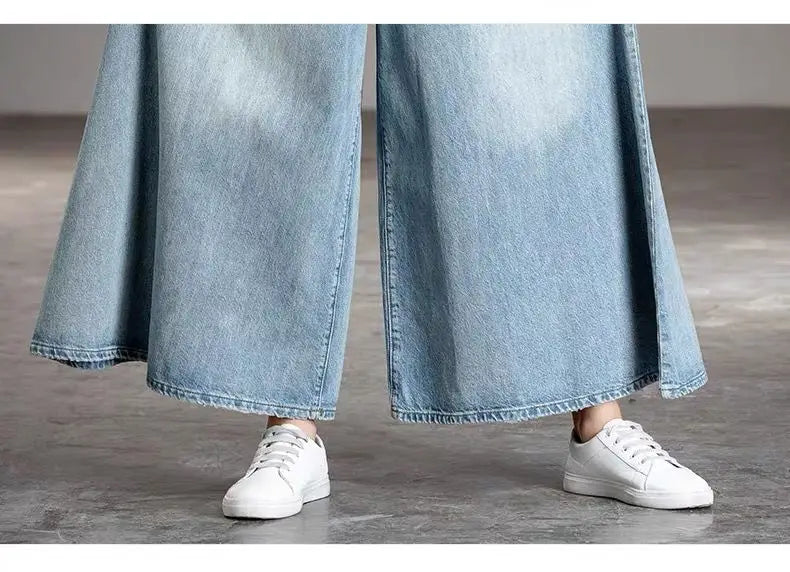 Baggy Jeans High Waist Women's Pants Newjeans Wide Summer Elegant Woman Aestethic Vintage Clothes 90s Korean Clothing Y2k Jean