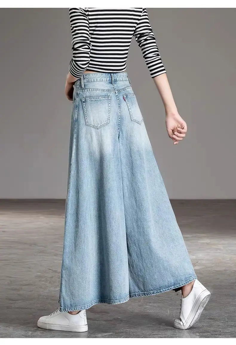 Baggy Jeans High Waist Women's Pants Newjeans Wide Summer Elegant Woman Aestethic Vintage Clothes 90s Korean Clothing Y2k Jean