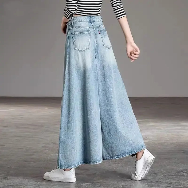 Baggy Jeans High Waist Women's Pants Newjeans Wide Summer Elegant Woman Aestethic Vintage Clothes 90s Korean Clothing Y2k Jean
